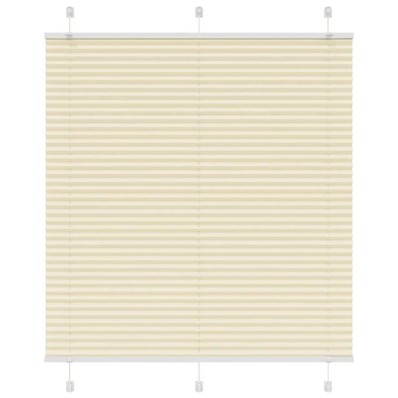 Roleta plisowana kremowa 115x150 cm Szerokość tkaniny 114,4cm vidaXL