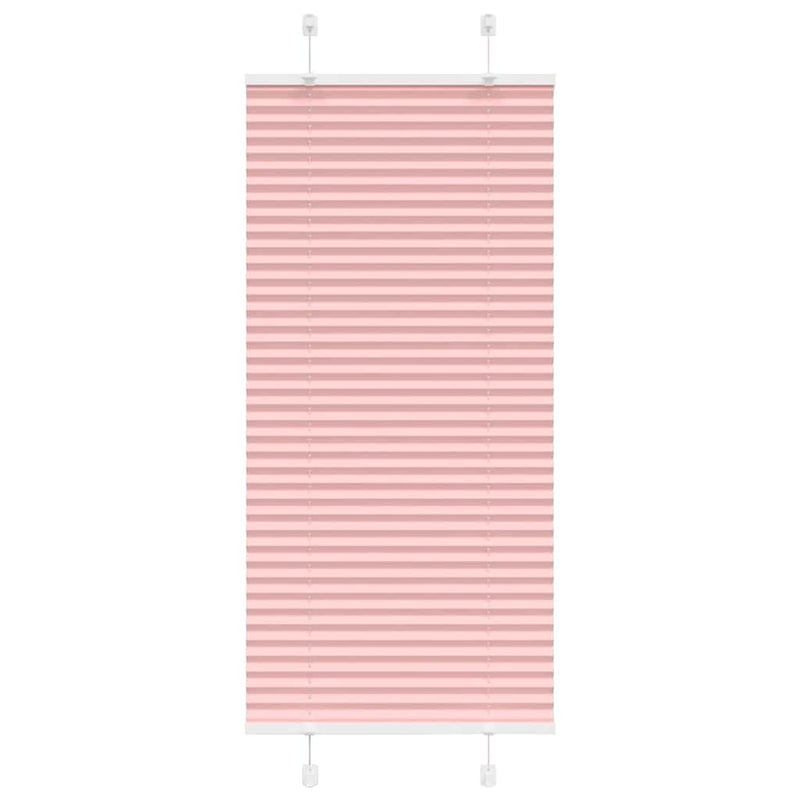Roleta plisowana różowa 65x150 cm Szerokość tkaniny 64,4cm vidaXL