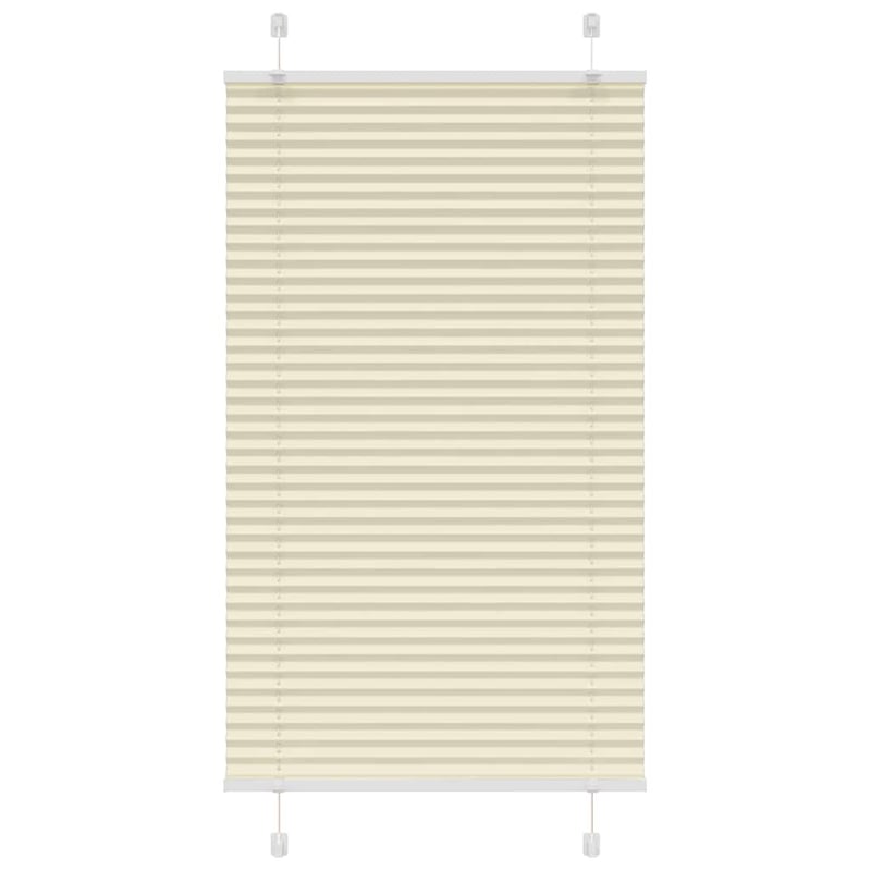 Roleta plisowana kremowa 70x150 cm Szerokość tkaniny 69,4 cm vidaXL