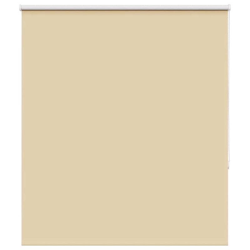 Roleta zaciemniająca beżowa 140x175cm Szerokość tkaniny 136,6cm vidaXL