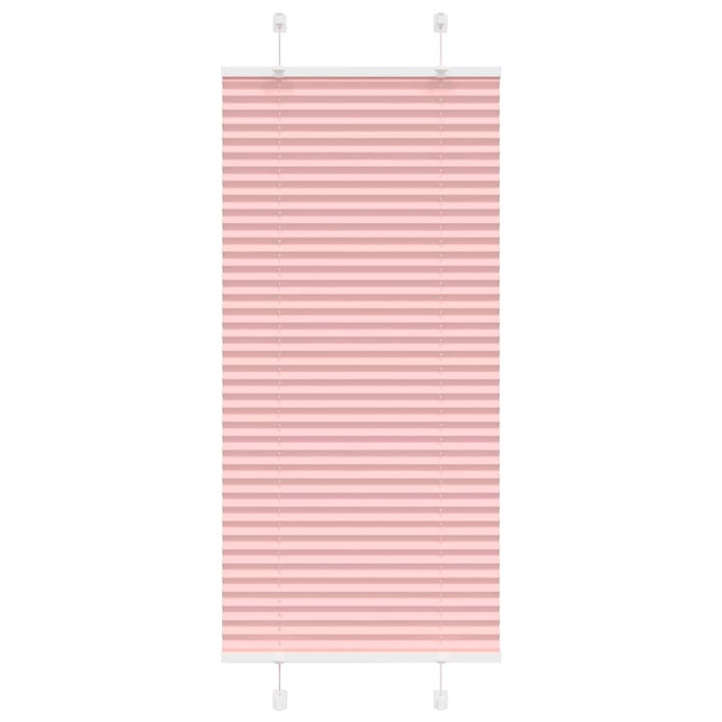 Roleta plisowana różowa 55x100 cm Szerokość tkaniny 54,4cm vidaXL