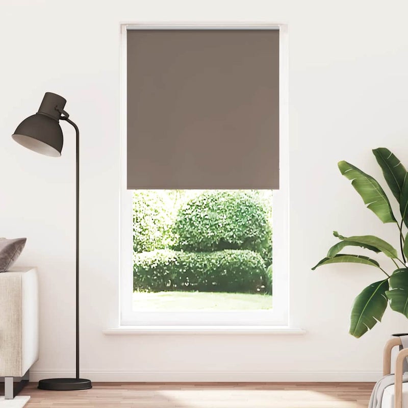 Roleta zaciemniająca kawowa 110x230 cm Szerokość tkaniny vidaXL
