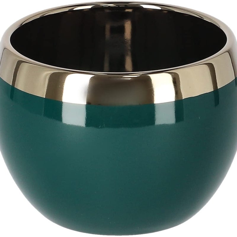 Doniczka szkliwiona 100mm donica osłonka ceramika - KOTARBAU