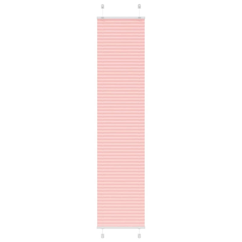 Roleta plisowana różowa 40x200 cm Szerokość tkaniny 39,4cm vidaXL