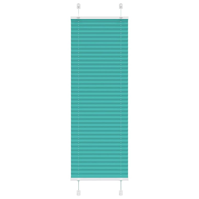 Roleta plisowana Zielony Benzyna 40x100 cm Szerokość tkaniny vidaXL