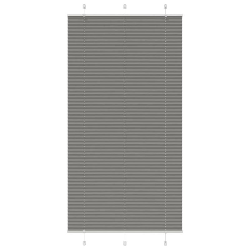 Roleta plisowana antracytowa 105x200cm Szerokość tkaniny vidaXL