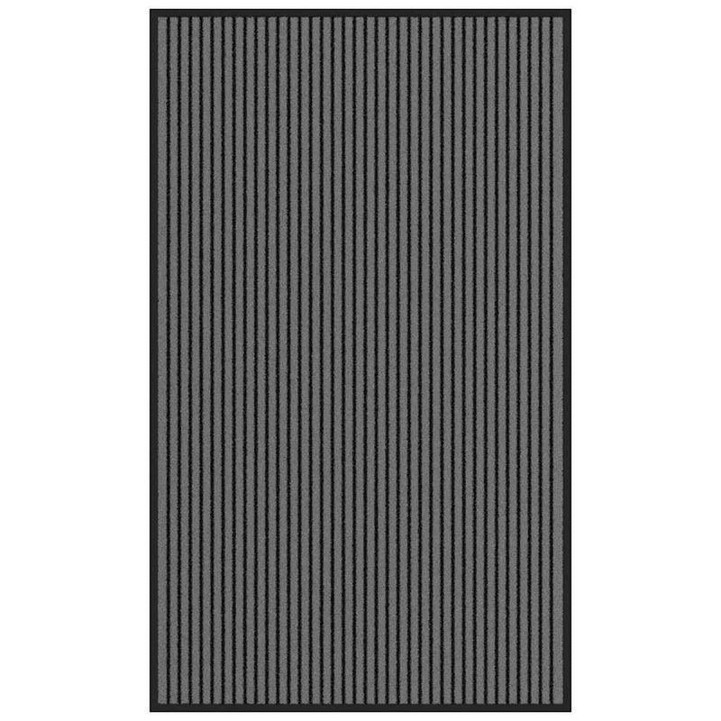 Wycieraczka Paski Czarno-Szare 90x150 cm vidaXL
