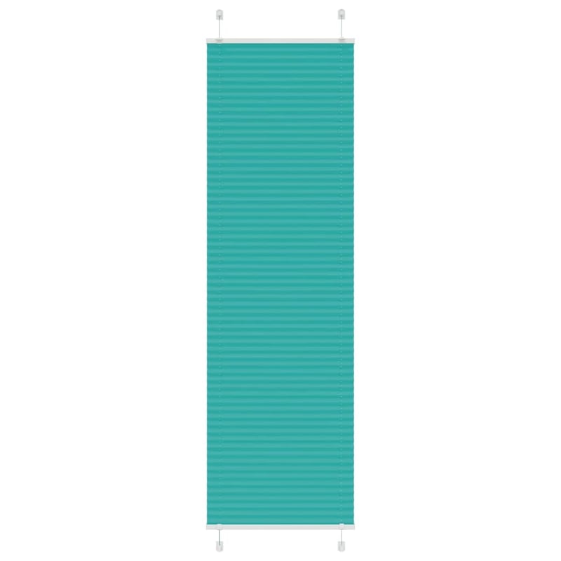 Roleta plisowana Zielony Benzyna 60x200 cm Szerokość tkaniny vidaXL