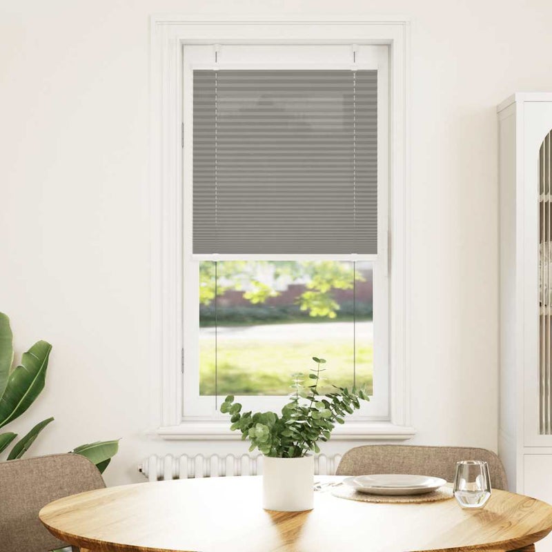 Roleta plisowana antracytowa 65x100 cm Szerokość tkaniny 64,4cm vidaXL