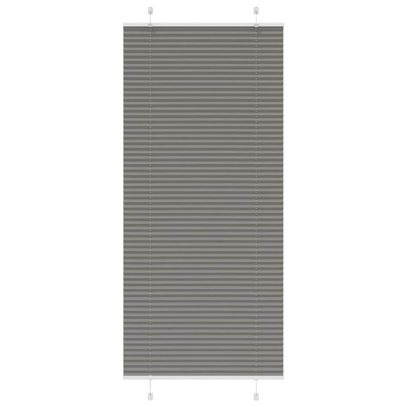 Roleta plisowana antracytowa 90x200 cm Szerokość tkaniny 89,4cm vidaXL