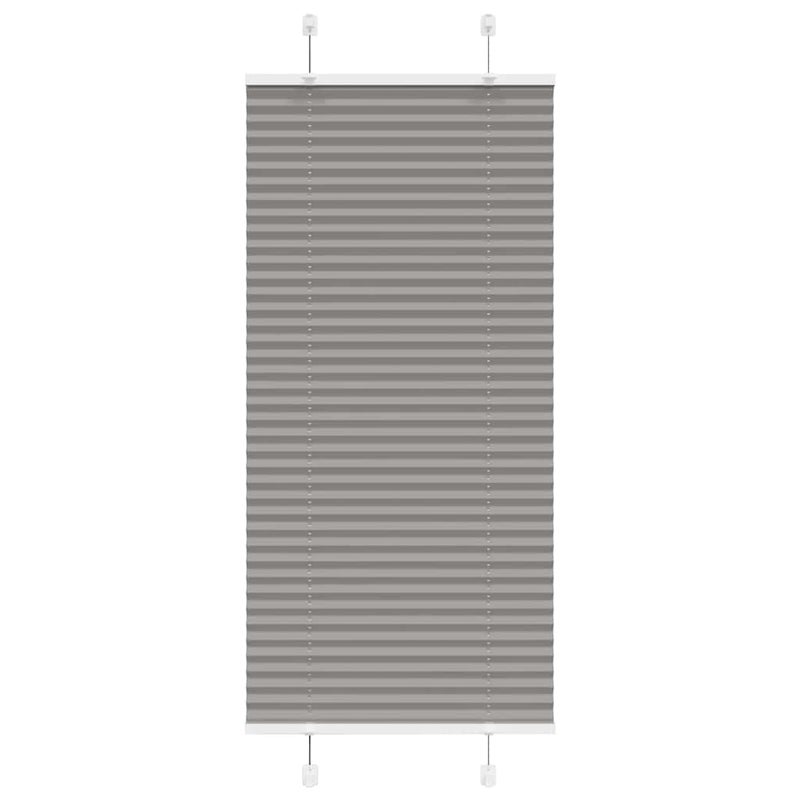 Roleta plisowana antracytowa 65x150 cm Szerokość tkaniny 64,4cm vidaXL