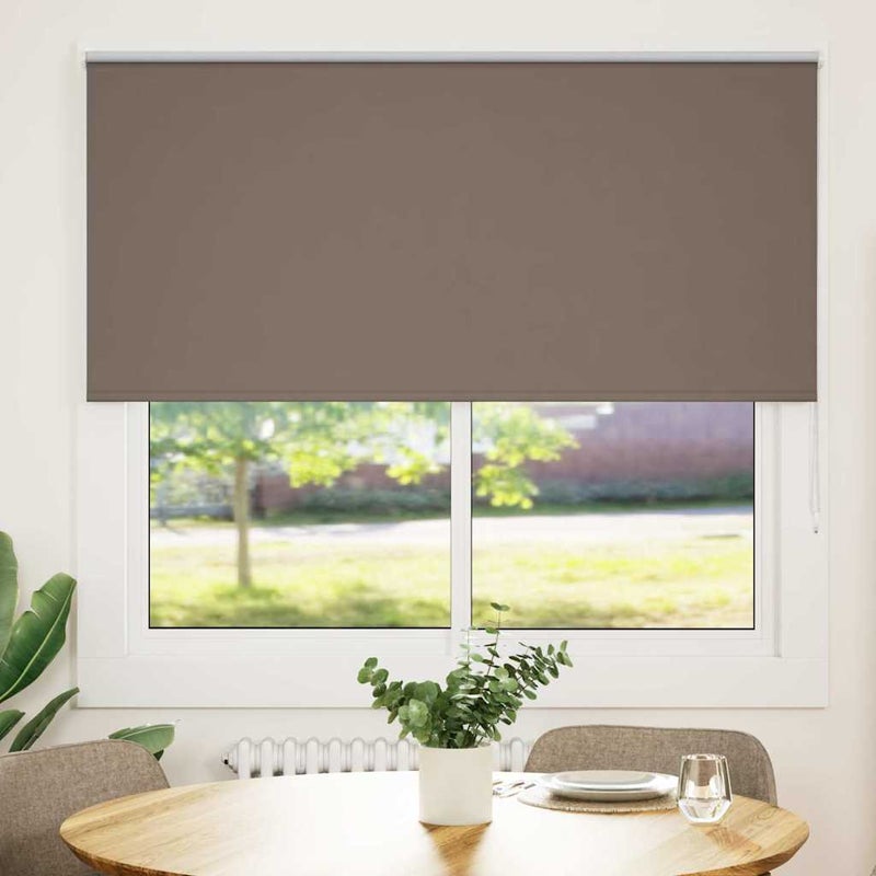 Roleta zaciemniająca kawowa 165x150 cm Szerokość tkaniny vidaXL
