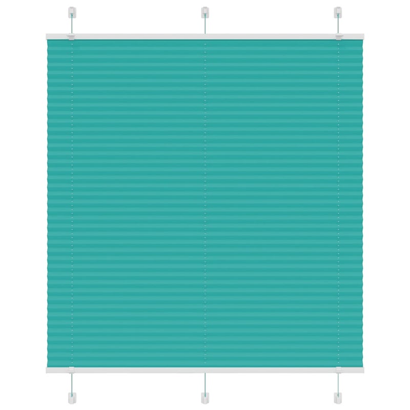 Roleta plisowana Zielony Benzyna 120x150cm Szerokość tkaniny vidaXL
