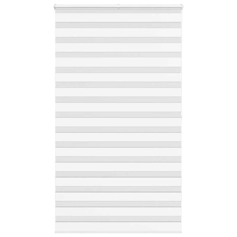 Roleta zebra, biała, szerokość tkaniny 125,9cm, poliester vidaXL