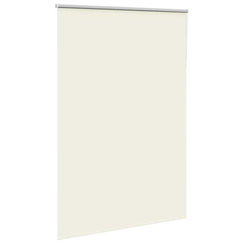 Roleta zaciemniająca Off White 150x210 cm Szerokość tkaniny vidaXL