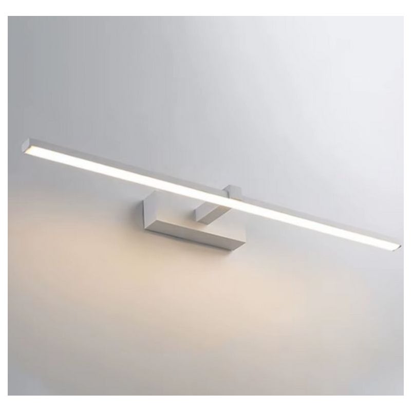 Kinkiet LED do oświetlania obrazów i luster, 8 W LED i 800 lumenów, ciepły odcień światła, matowa biel. 40 cm