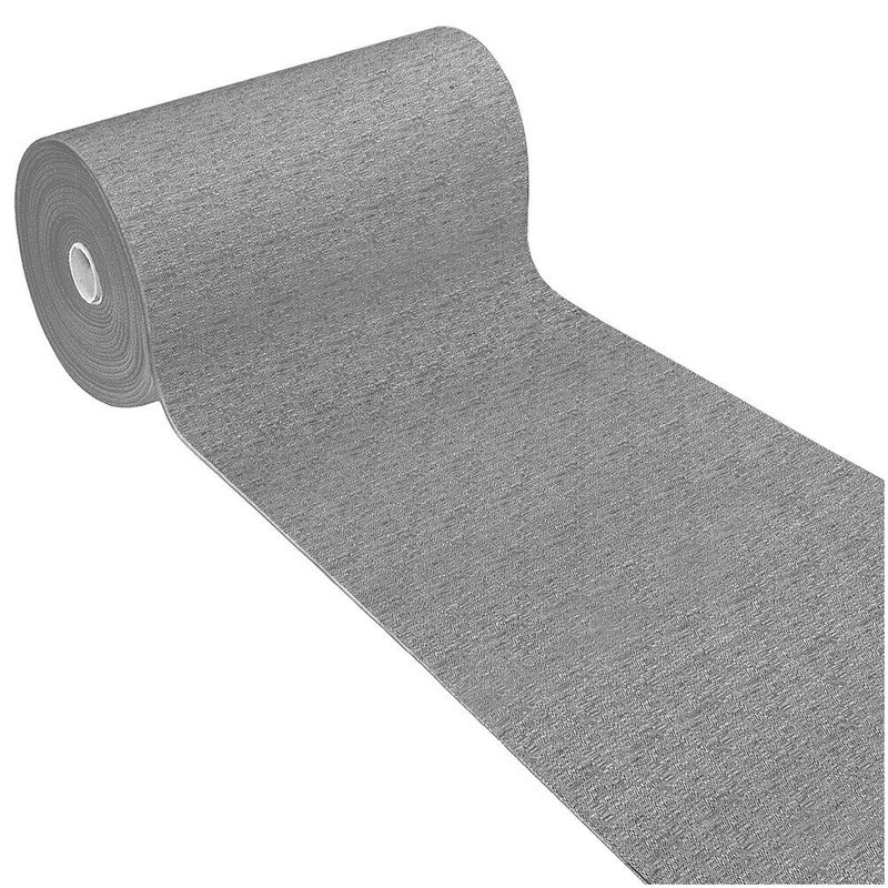 Dywanik Kuchenny 54x140 Cm Antypoślizgowy Absorbent Pasiasty Jednolity Kolor Szary