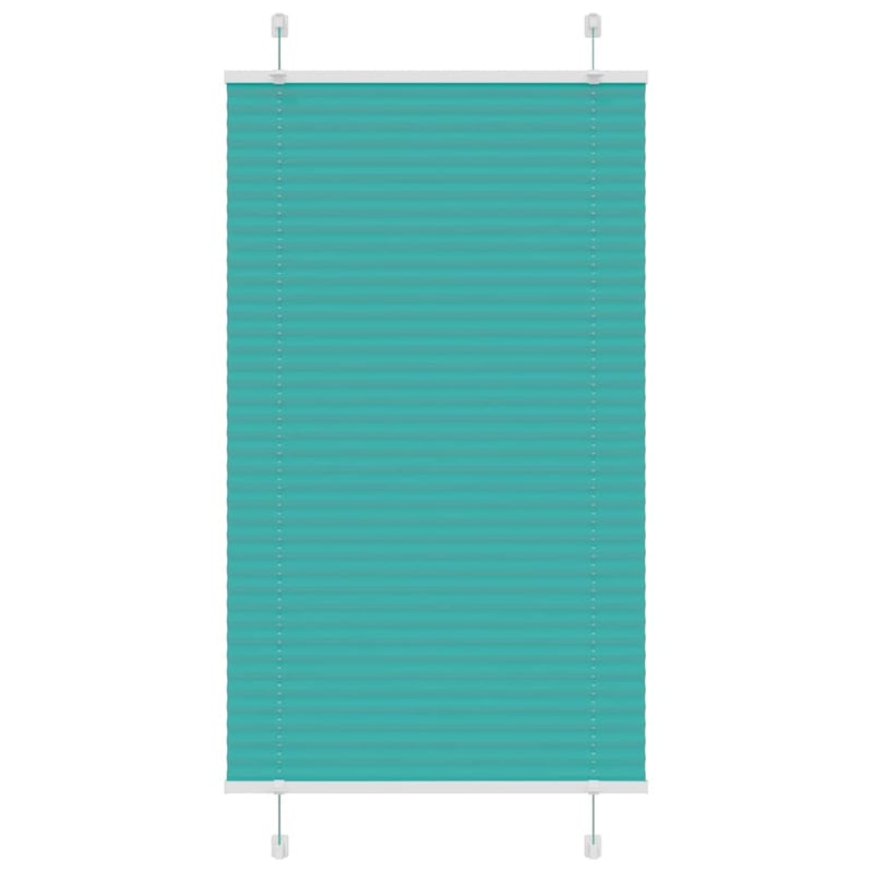 Roleta plisowana Zielony Benzyna 70x150 cm Szerokość tkaniny vidaXL