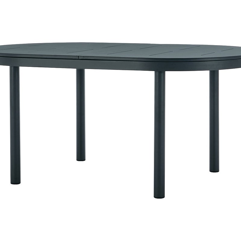 Stół ogrodowy jadalniany rozkładany z aluminium dł. 170/240 cm - Antracytowy - LOTTYS marki MYLIA