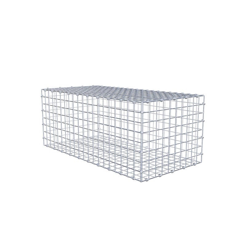 Gabion 100 cm x 40 cm x 50 cm (dł. x wys. x gł.), rozmiar oczek 5 x 5 cm, pierścień spiralny