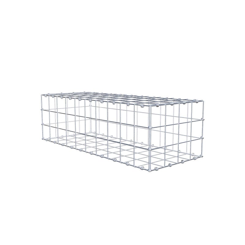 Gabion 100 cm x 30 cm x 40 cm (dł. x wys. x gł.), rozmiar oczek 10 x 10 cm, pierścień spiralny