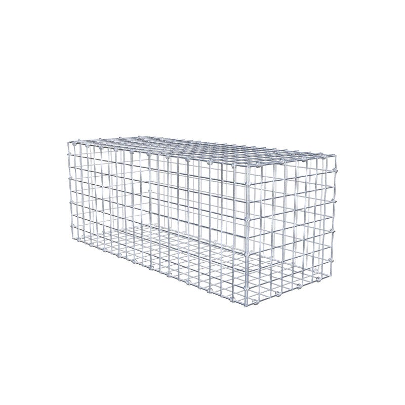 Gabion 100 cm x 40 cm x 40 cm (dł. x wys. x gł.), rozmiar oczek 5 x 5 cm, pierścień spiralny