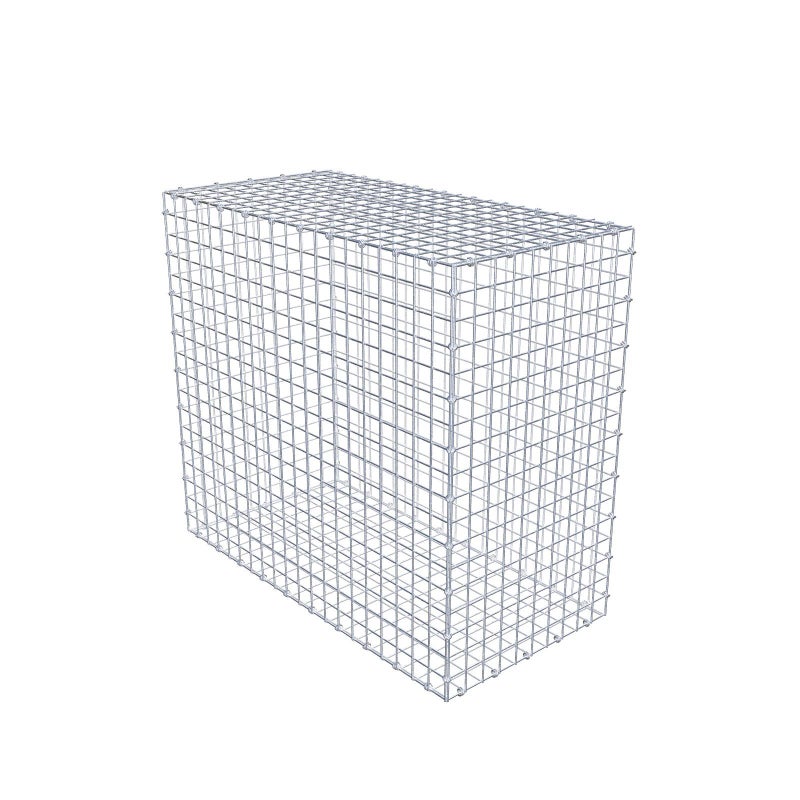 Gabion 100 cm x 90 cm x 50 cm (dł. x wys. x gł.), rozmiar oczek 5 x 5 cm, pierścień spiralny