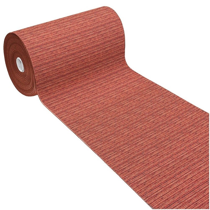 Dywanik Kuchenny 54x40 Cm Antypoślizgowy Absorbent Pasiasty Jednolity Kolor Pomarańczowy
