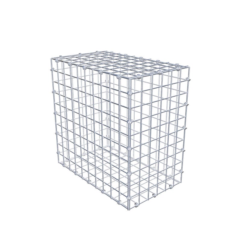 Gabion 50 cm x 50 cm x 30 cm (dł. x wys. x gł.), rozmiar oczek 5 x 5 cm, pierścień spiralny