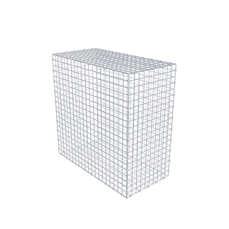 Gabion 100 cm x 100 cm x 50 cm (dł. x wys. x gł.), rozmiar oczek 5 x 5 cm, pierścień spiralny
