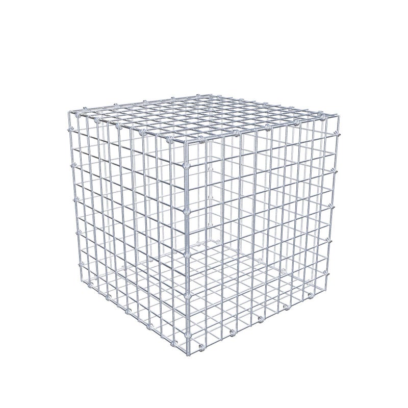 Gabion 50 cm x 50 cm x 50 cm (dł. x wys. x gł.), rozmiar oczek 5 x 5 cm, pierścień spiralny