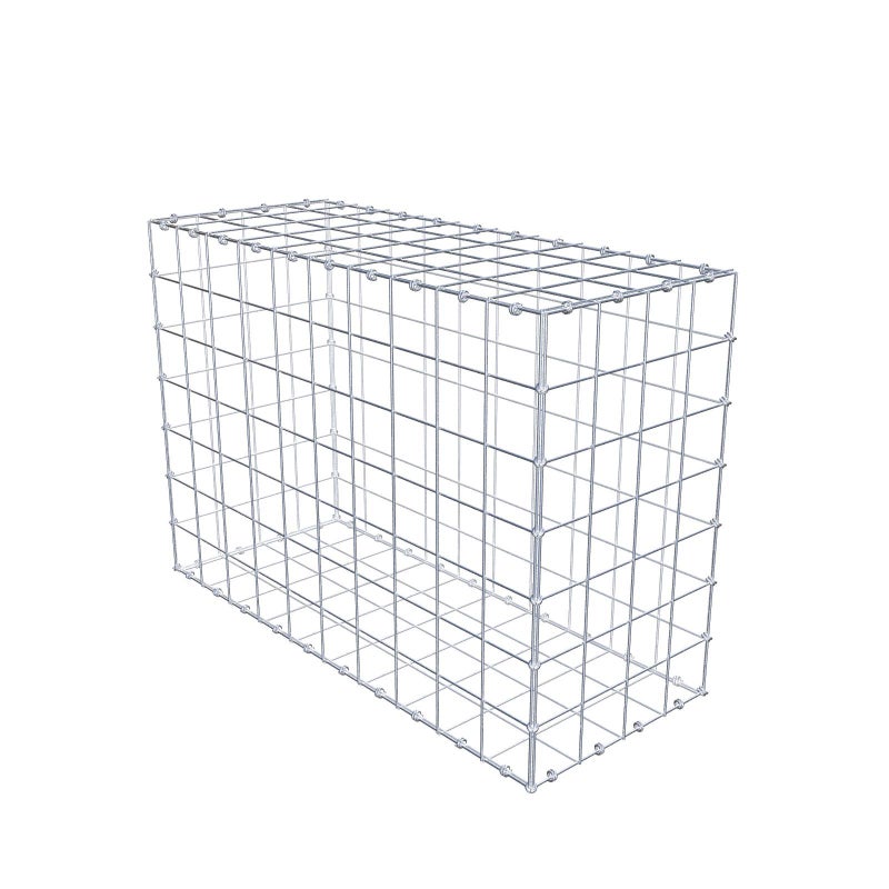 Gabion 100 cm x 70 cm x 40 cm (dł. x wys. x gł.), rozmiar oczka 10 x 10 cm, pierścień spiralny