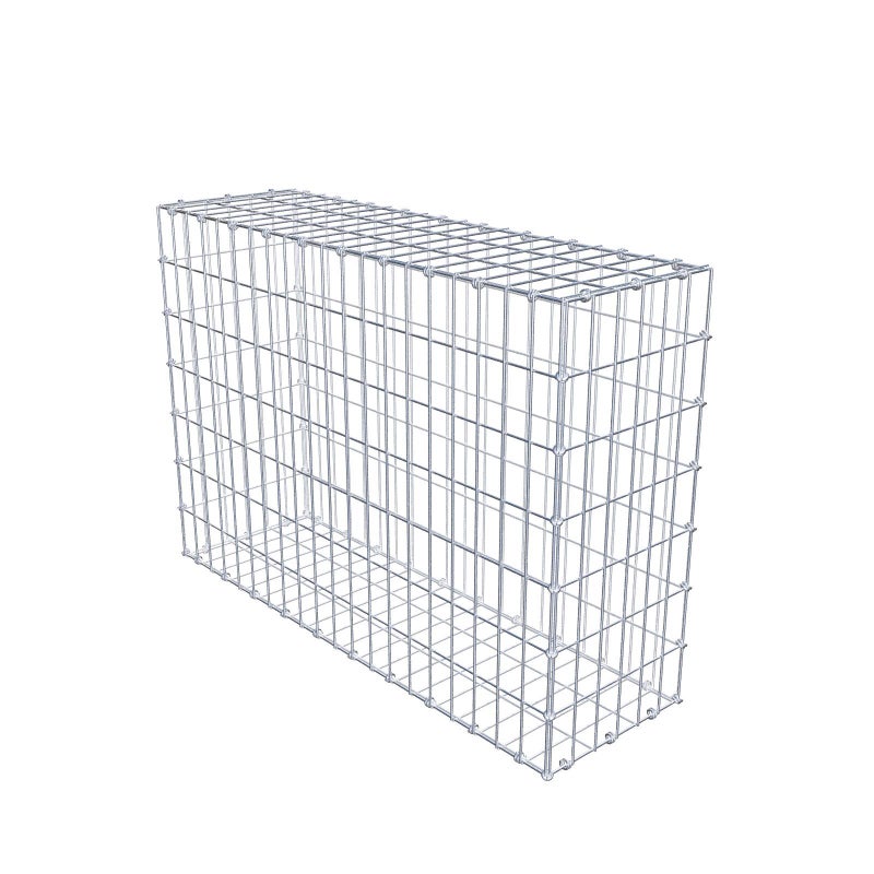 Gabion 100 cm x 70 cm x 30 cm (dł. x wys. x gł.), rozmiar oczek 5 x 10 cm, pierścień spiralny