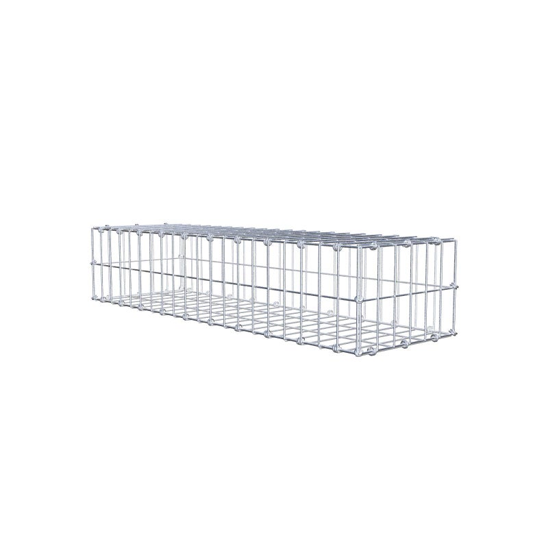Gabion 100 cm x 20 cm x 30 cm (dł. x wys. x gł.), rozmiar oczek 5 x 10 cm, pierścień spiralny