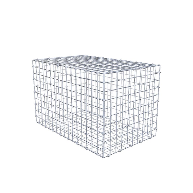 Gabion 80 cm x 50 cm x 50 cm (dł. x wys. x gł.), rozmiar oczek 5 x 5 cm, pierścień spiralny