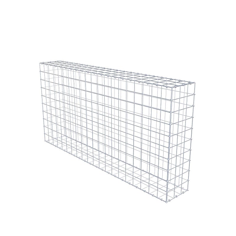 Gabion 200 cm x 100 cm x 30 cm (dł. x wys. x gł.), rozmiar oczek 10 x 10 cm, pierścień spiralny