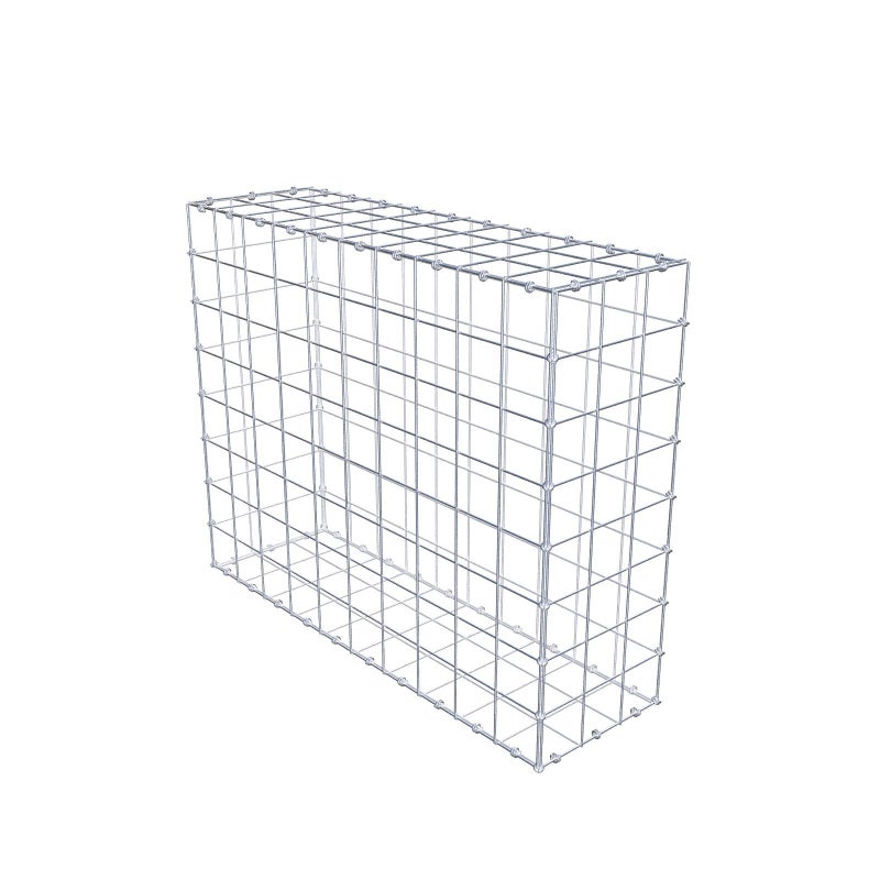 Gabion 100 cm x 80 cm x 30 cm (dł. x wys. x gł.), rozmiar oczek 10 x 10 cm, pierścień spiralny