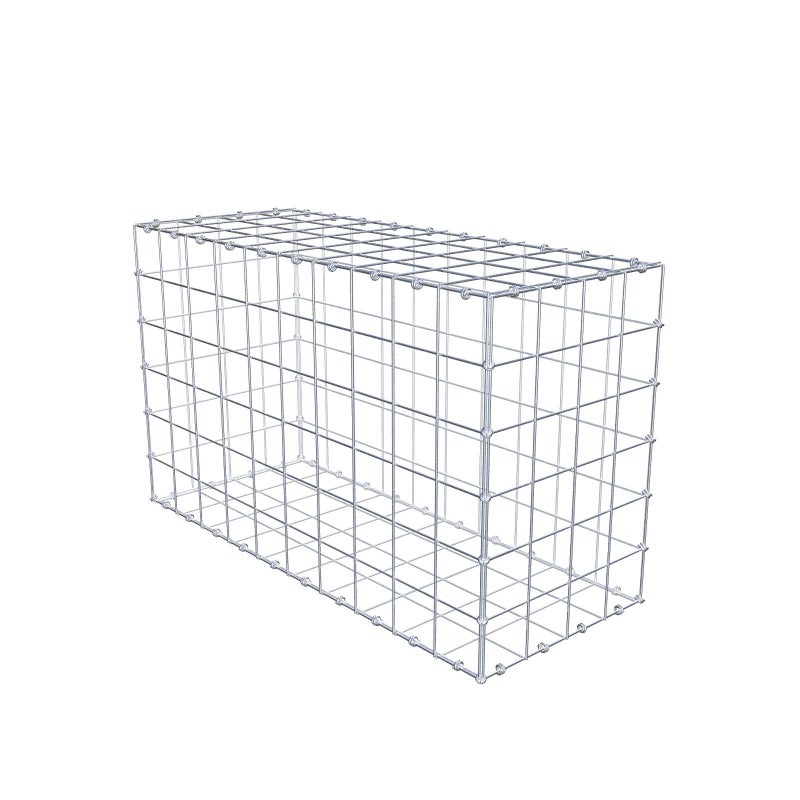 Gabion 100 cm x 60 cm x 40 cm (dł. x wys. x gł.), rozmiar oczka 10 x 10 cm, pierścień spiralny