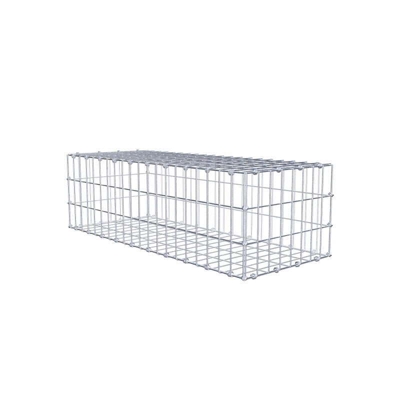 Gabion 100 cm x 30 cm x 40 cm (dł. x wys. x gł.), rozmiar oczek 5 x 10 cm, pierścień spiralny