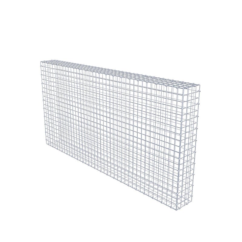 Gabion 200 cm x 100 cm x 20 cm (dł. x wys. x gł.), rozmiar oczek 5 x 5 cm, pierścień spiralny