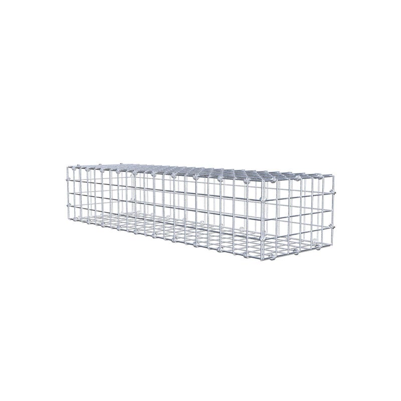 Gabion 100 cm x 20 cm x 30 cm (dł. x wys. x gł.), rozmiar oczek 5 x 5 cm, pierścień spiralny
