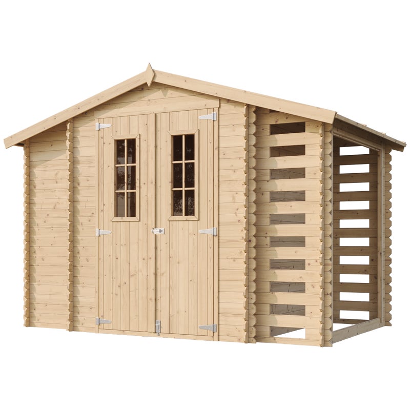 Drewniany domek 328x206 cm Timbela M389C