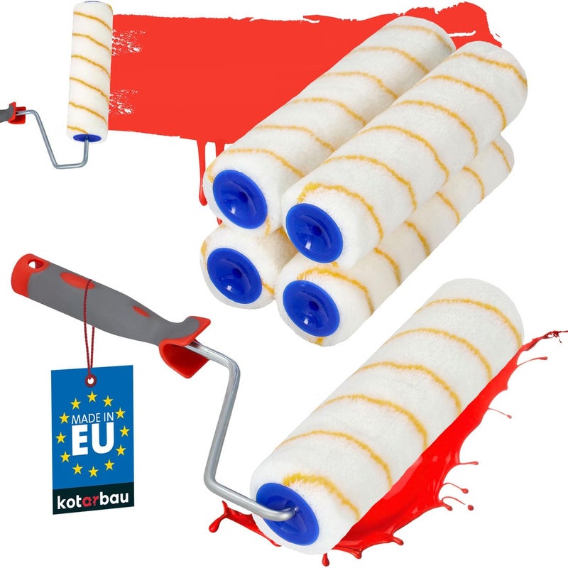 Wałek malarski złota nić 5x250mm z gumową rączką - KOTARBAU