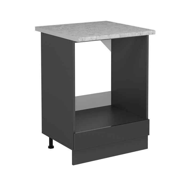 Vicco Szafka kuchenna R-Line, Antracyt wysoki połysk, 60 cm BR Marmur