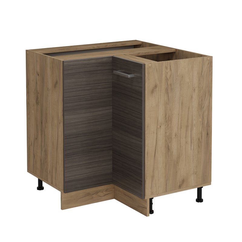 Vicco Szafka narożna R-Line, Szlachetna szarość, 75.6 cm bez blatu roboczego