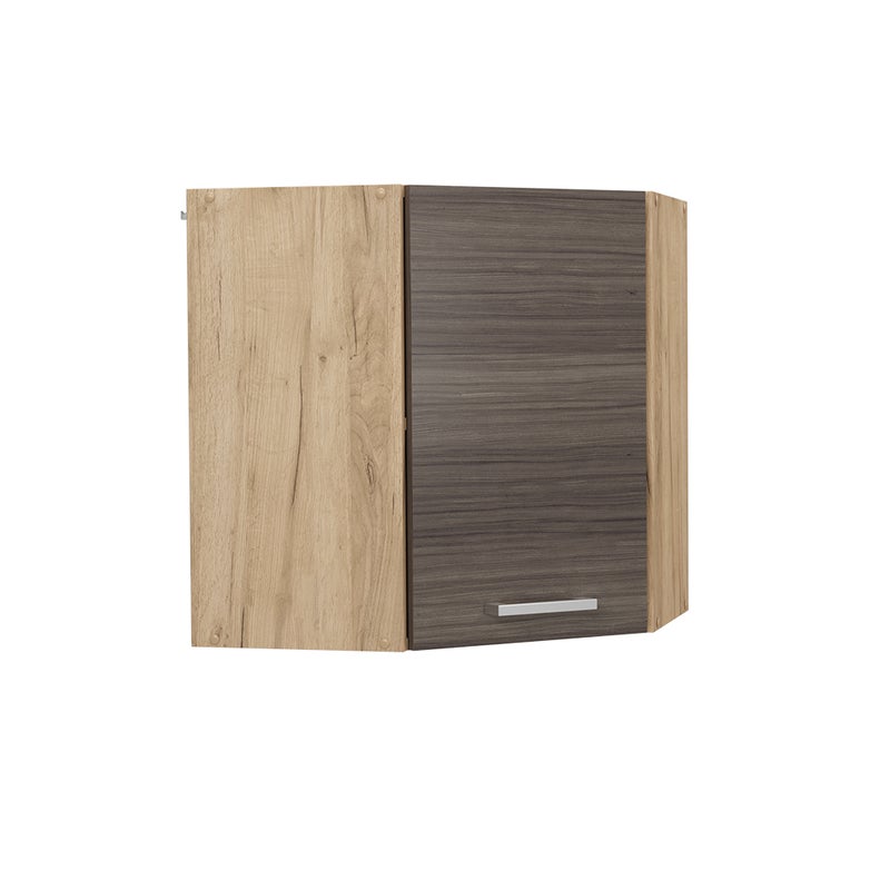 Vicco Szafka wisząca narożna R-Line, Szlachetna szarość, 57 cm