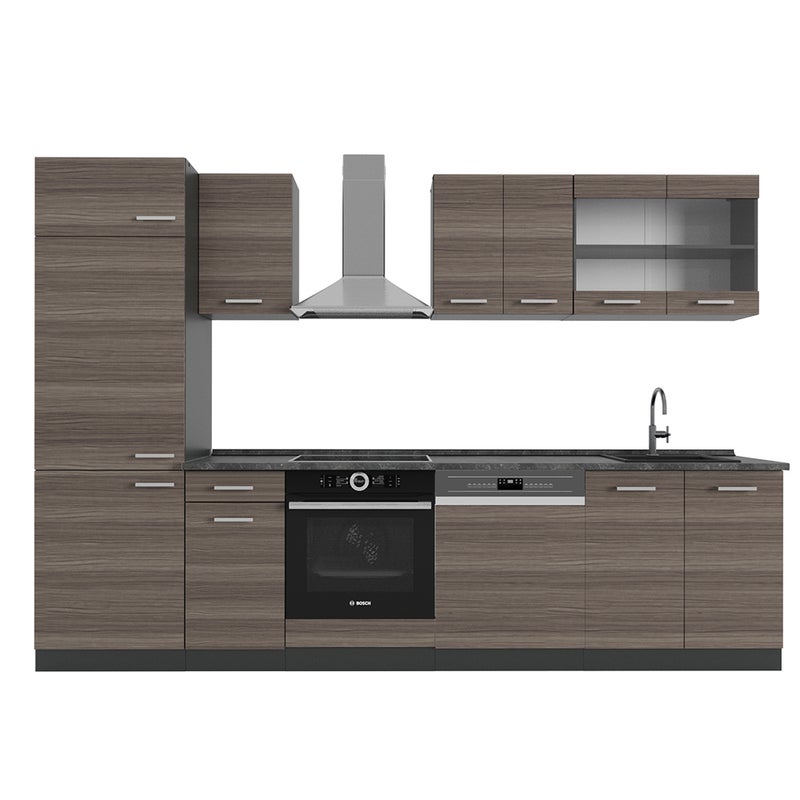 Vicco Aneks kuchenny R-Line, Szlachetny szary/antracyt, 300 cm , BP Antracyt