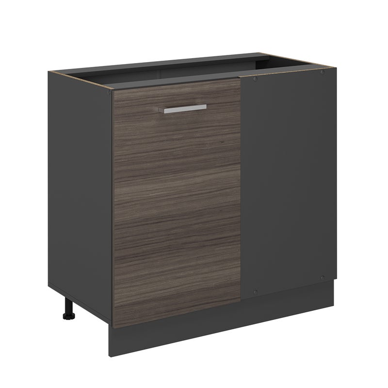 Vicco Szafka narożna R-Line, Szlachetna szarość, 86 cm bez blatu roboczego