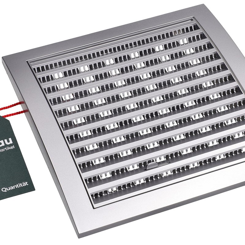 Kratka wentylacyjna zamykana z siatką 190x190 mm - KOTARBAU