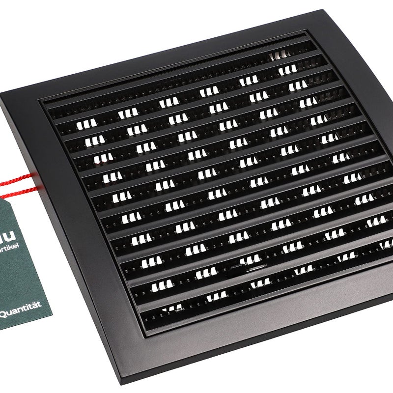 Kratka wentylacyjna zamykana z siatką 190x190 mm - KOTARBAU